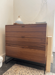 Linea 3 Drawer Chest - 2 DOORS 3 DRAWERS ***Huppe *** FLOOR SAMPLE *** Dresser huppe 