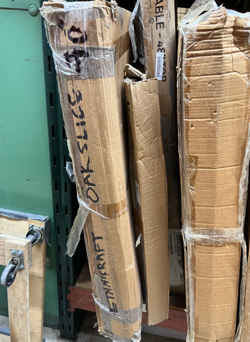 Oak Slice Dining Table  71" ***Moving Sale****