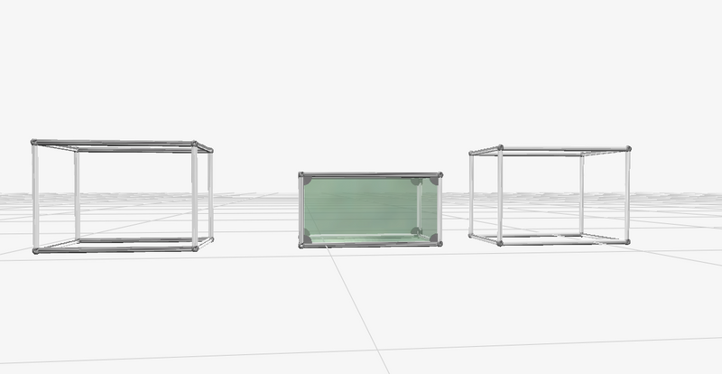 Wilcox USM Project - 2 350 x 500 Cubes  & 1 350 x500 Cube