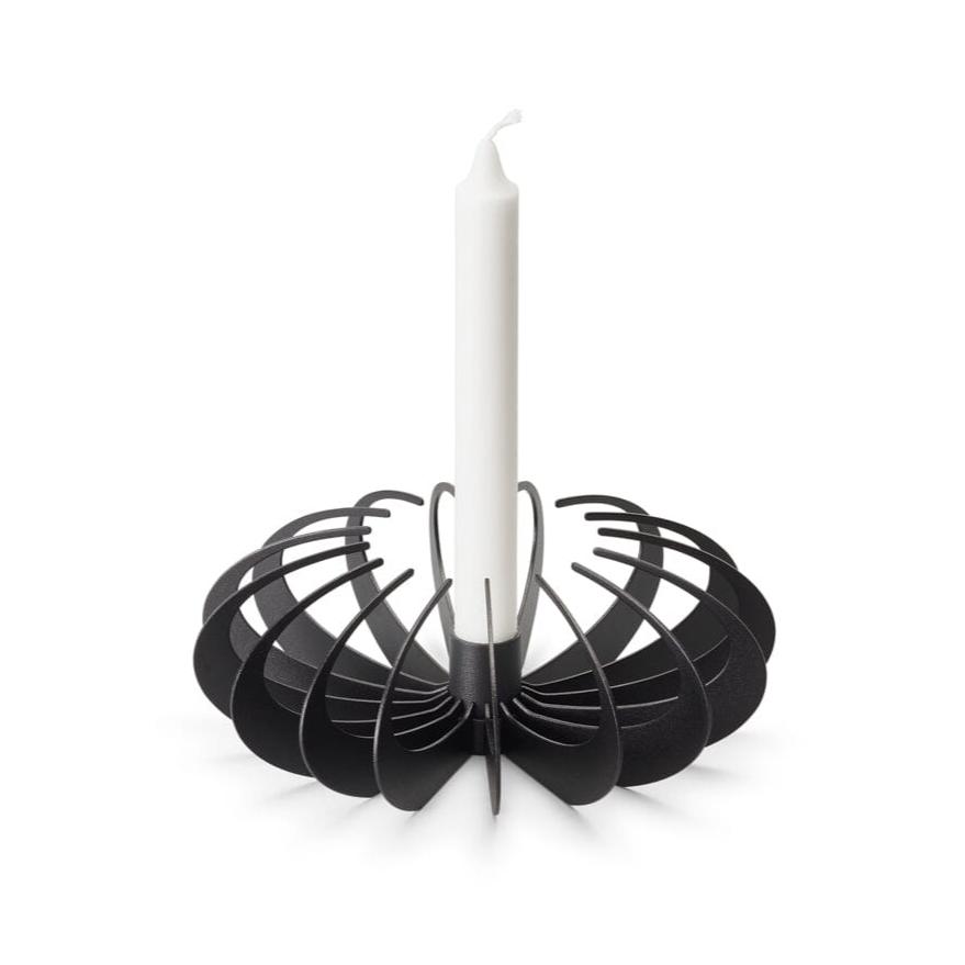 Shadow Candleholder Candles and Candleholders Design House Stockholm Black 