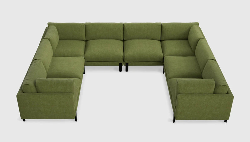Silverlake U-Shaped Sectional Sofa Gus Modern Bastille Clover 