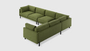 Silverlake XL Sectional Sofa Gus Modern Bastille Clover Right Facing 