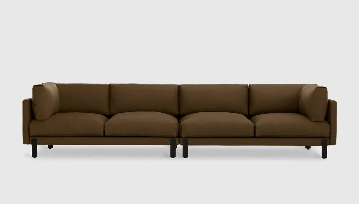 Silverlake XL Sofa Sofa Gus Modern Velvet Cocoa 