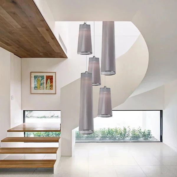 Solis Chandelier 5 Mixed Multi-Light Pendant hanging lamps Pablo 