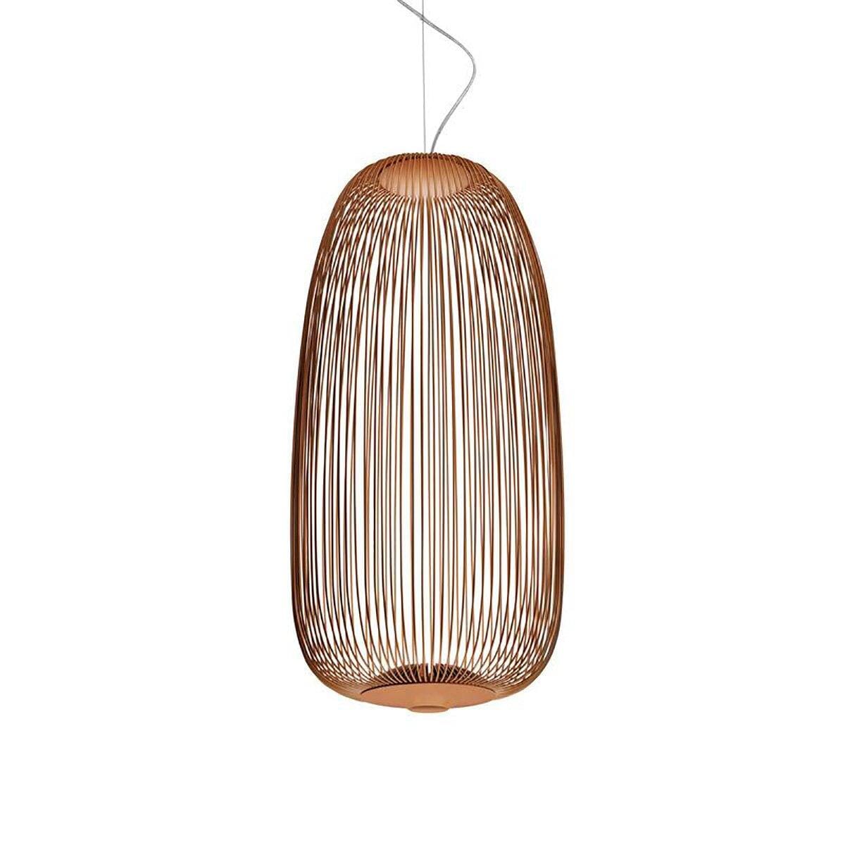 Spokes Led Suspension Lamp suspension lamps Foscarini Spokes 1 - copper - 134" cord 