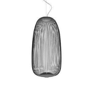 Spokes Led Suspension Lamp suspension lamps Foscarini Spokes 1 - graphite - 134" cord 