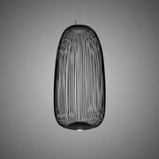 Spokes Led Suspension Lamp suspension lamps Foscarini Spokes 1 - black - 134" cord 