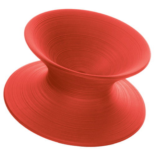 Spun Chair Side/Dining Magis Red 