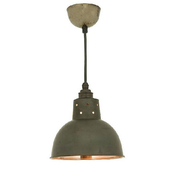 Spun Reflector Pendant with Cord Grip Lampholder suspension lamps Original BTC 