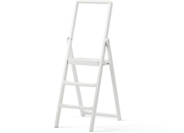 Step Stepladder Design House Stockholm White Stained Wood 