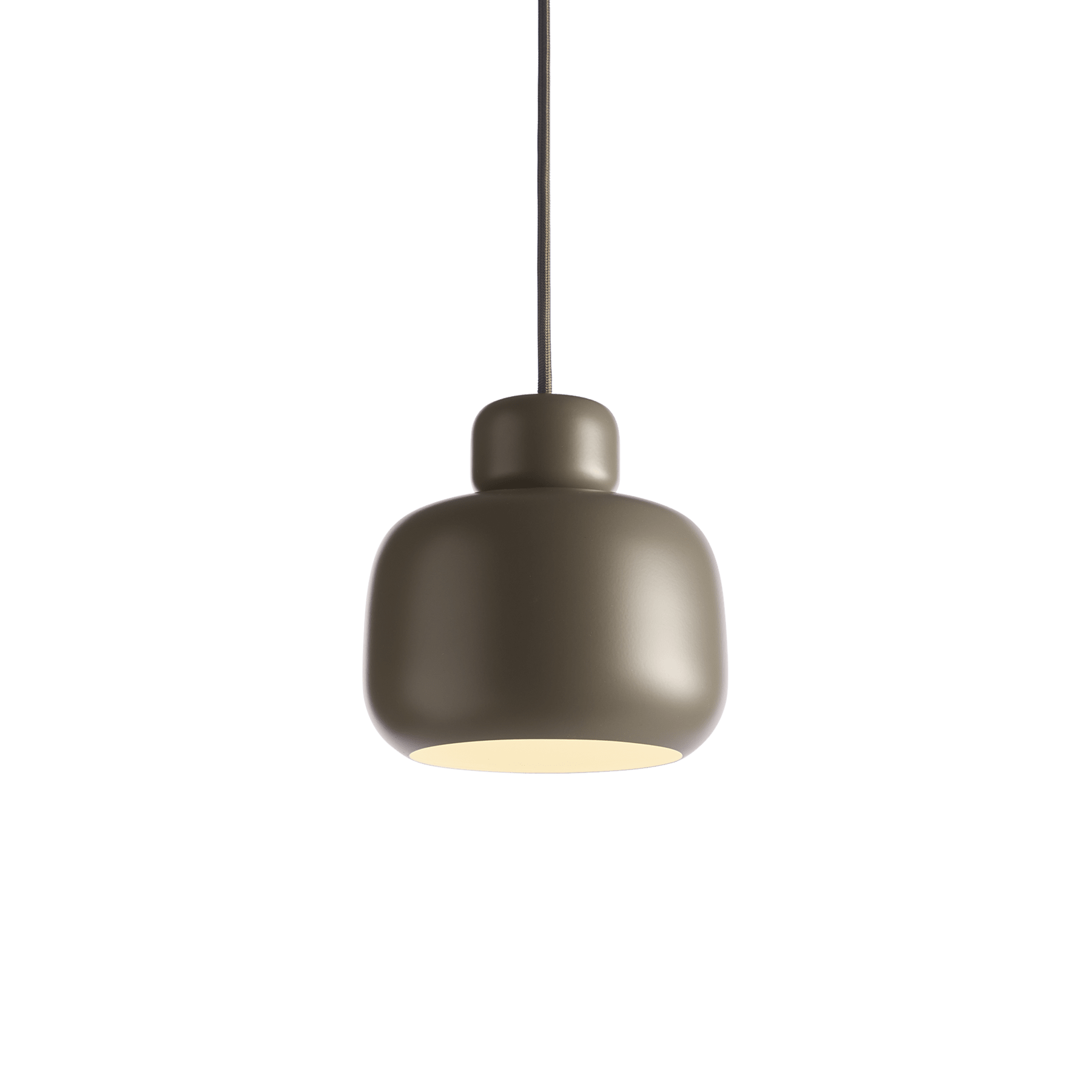 Stone Pendant Light hanging lamps Woud Taupe 