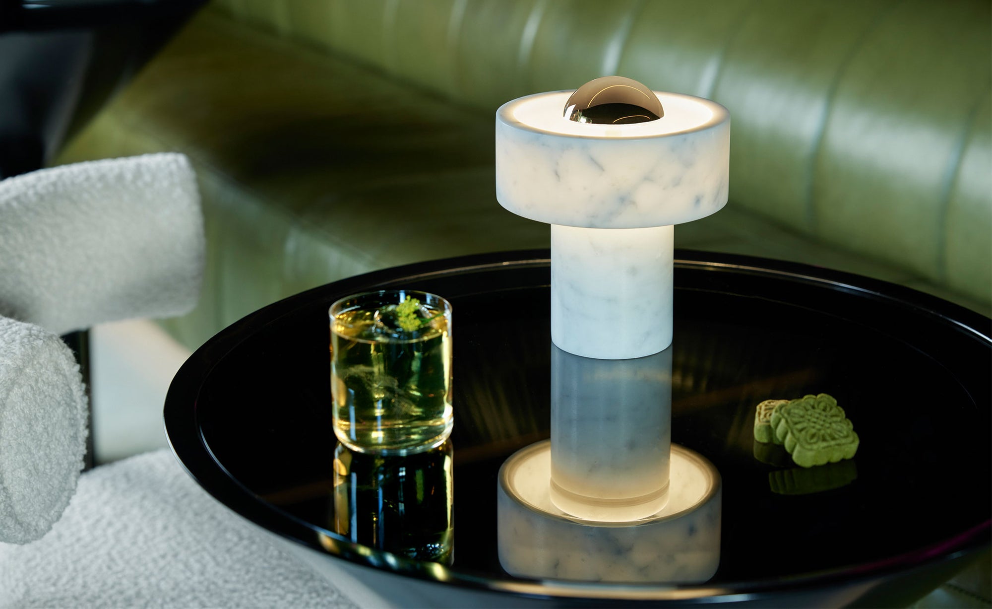 Stone Portable Table Lamp