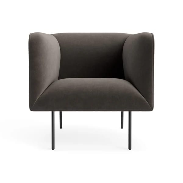 Dandy Lounge Chair lounge chair BluDot Storm Velvet 