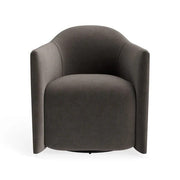 About Face Swivel Lounge Chair lounge chair BluDot Storm Velvet 