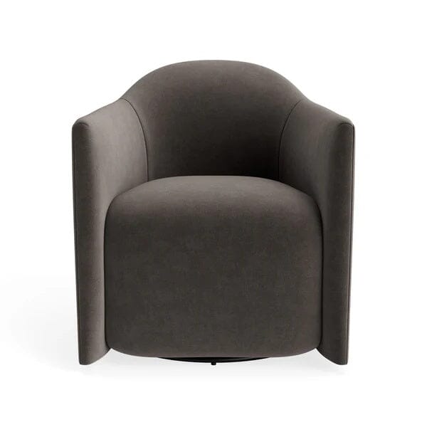 About Face Swivel Lounge Chair lounge chair BluDot Storm Velvet 