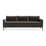 Paramount 95" Sofa Sofa BluDot Storm Velvet Metal 