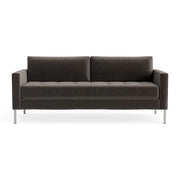 Paramount 80" Sofa Sofa BluDot Storm Velvet Stainless Steel 
