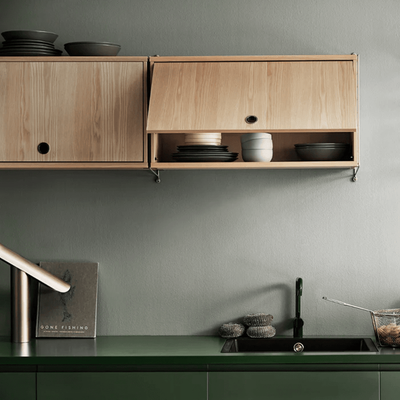 Cabinet with Flip Doors Cabinets String Furniture 