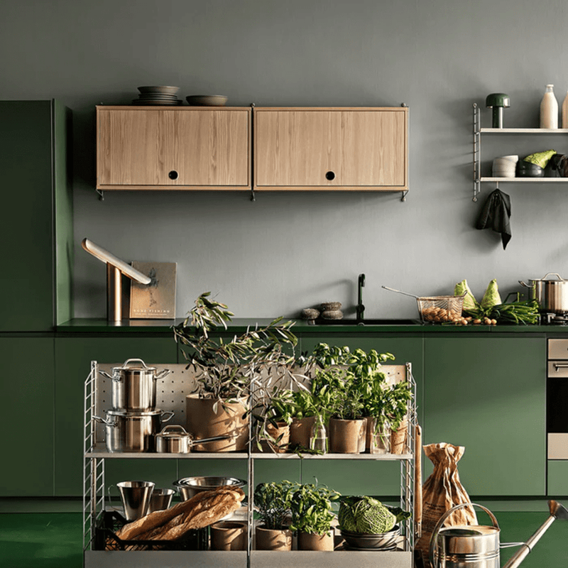 Cabinet with Flip Doors Cabinets String Furniture 