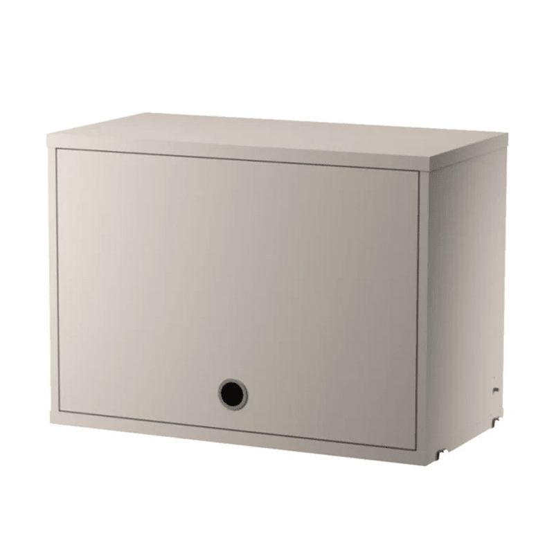 Cabinet with Flip Doors Cabinets String Furniture Small Beige 