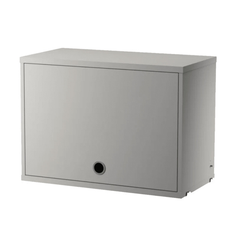 Cabinet with Flip Doors Cabinets String Furniture Small Grey 