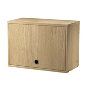 Cabinet with Flip Doors Cabinets String Furniture Small Oak 