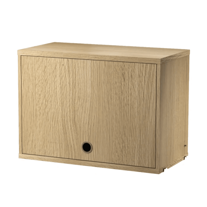 Cabinet with Flip Doors Cabinets String Furniture Small Oak 