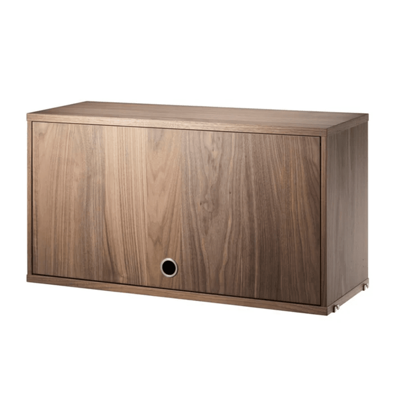 Cabinet with Flip Doors Cabinets String Furniture Large Walnut 
