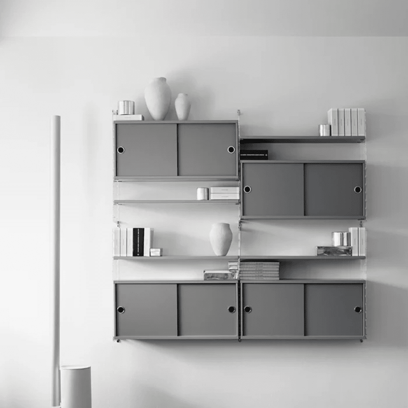 Cabinet with Sliding Doors Cabinets String Furniture 