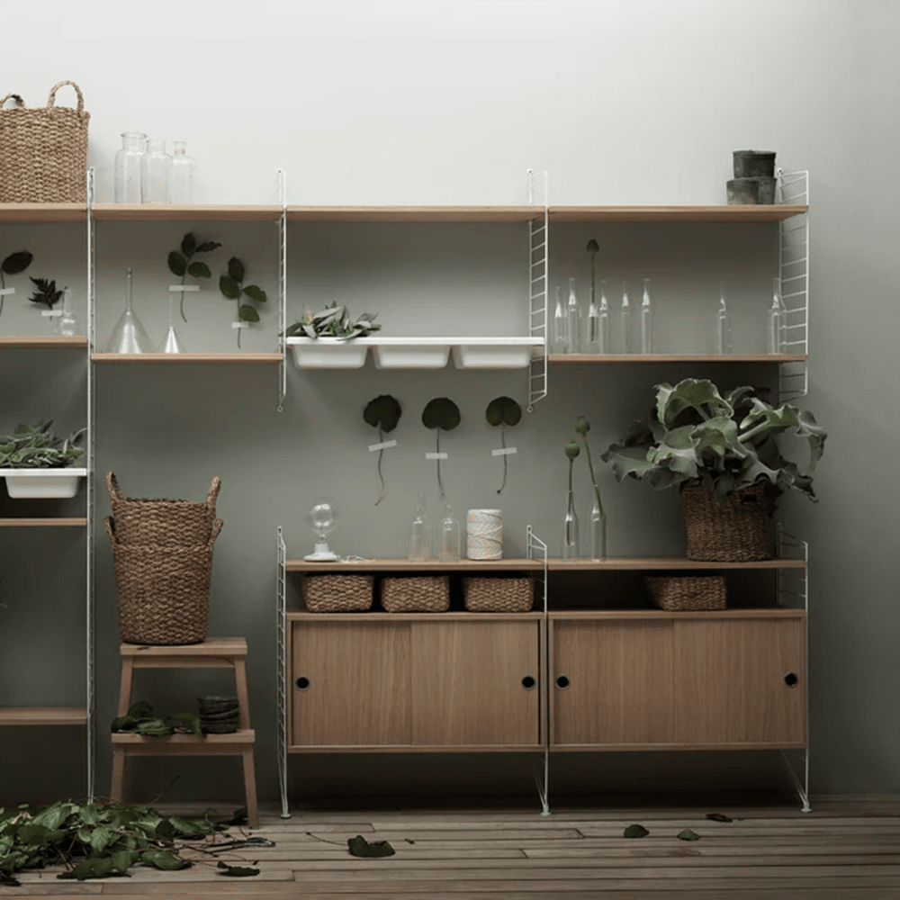 Cabinet with Sliding Doors Cabinets String Furniture 