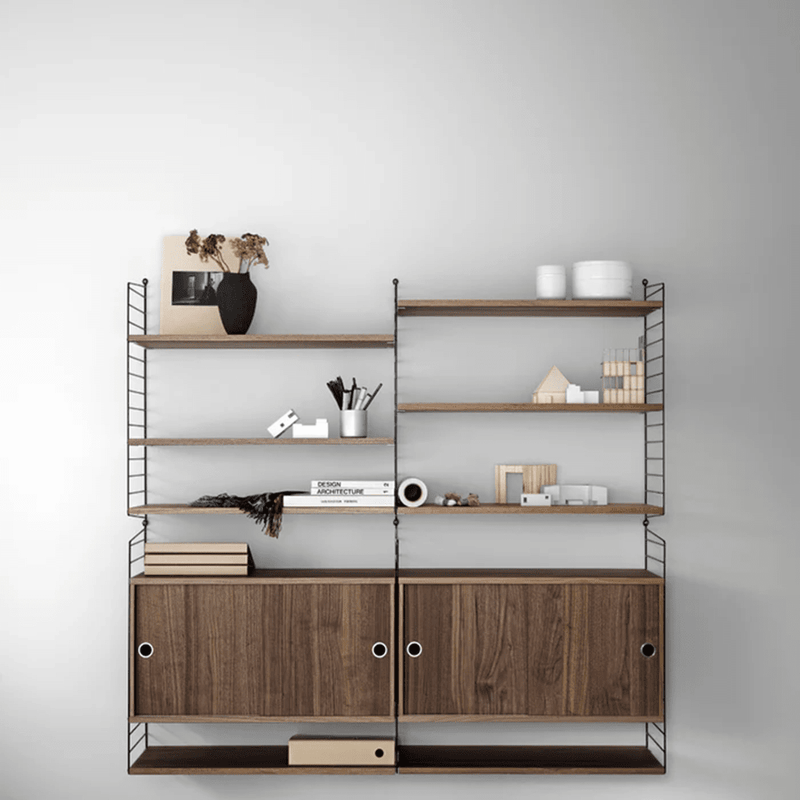 Cabinet with Sliding Doors Cabinets String Furniture 