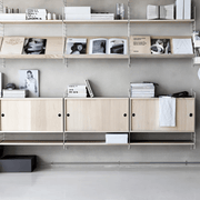 Cabinet with Sliding Doors Cabinets String Furniture 
