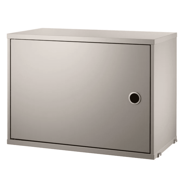 Cabinet with Swing Door Cabinets String Furniture Beige 