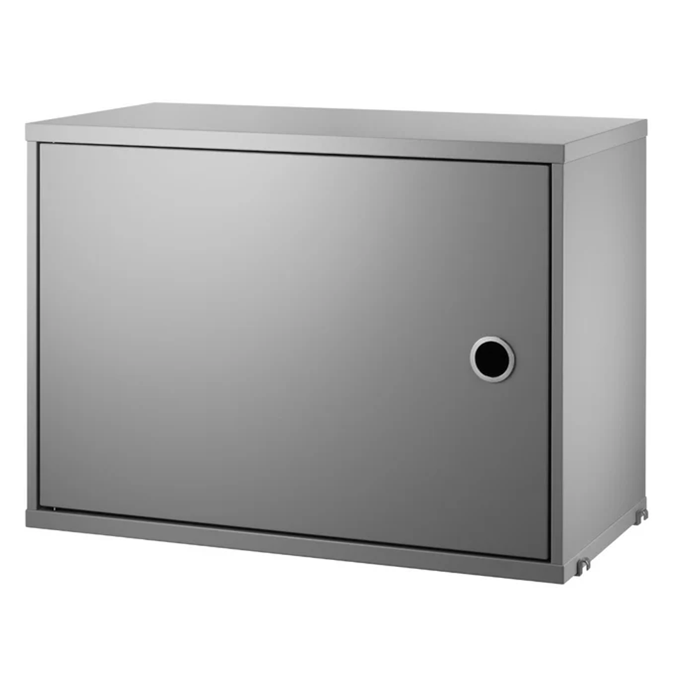 Cabinet with Swing Door Cabinets String Furniture Grey 