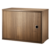 Cabinet with Swing Door Cabinets String Furniture Walnut 