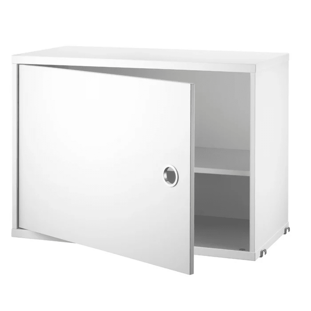 Cabinet with Swing Door Cabinets String Furniture White 