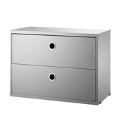 Chest with Drawers Cabinets String Furniture 22.8 Grey 