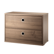 Chest with Drawers Cabinets String Furniture 22.8 Walnut 