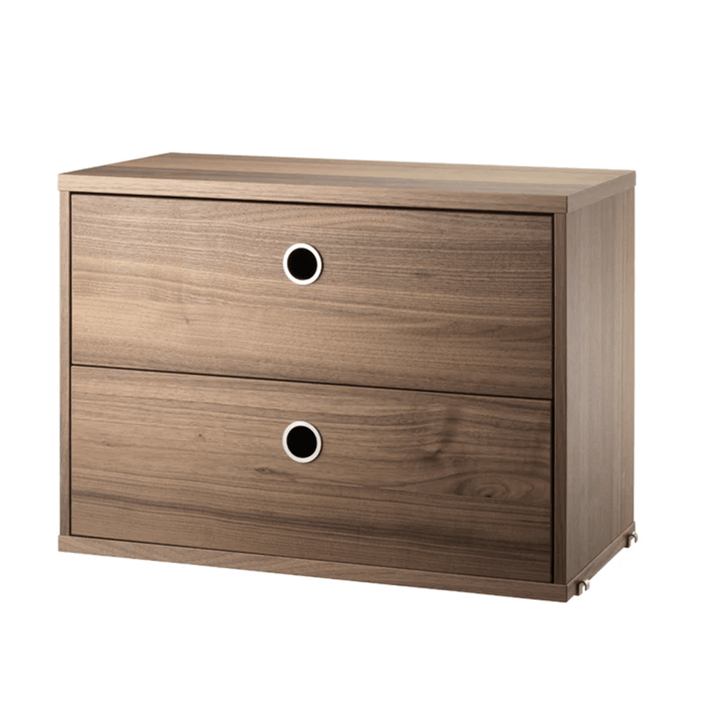 Chest with Drawers Cabinets String Furniture 22.8 Walnut 