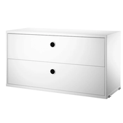 Chest with Drawers Cabinets String Furniture 30.7 White 