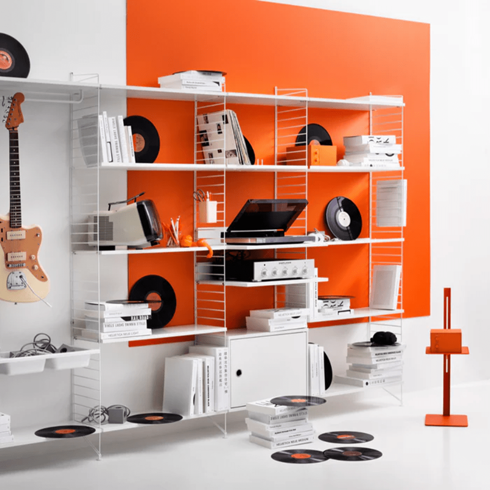 Media Shelf Shelves String Furniture 