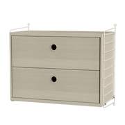 String Bedroom A Drawer String Furniture Ash / White 