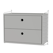 String Bedroom A Drawer String Furniture Grey / Grey 
