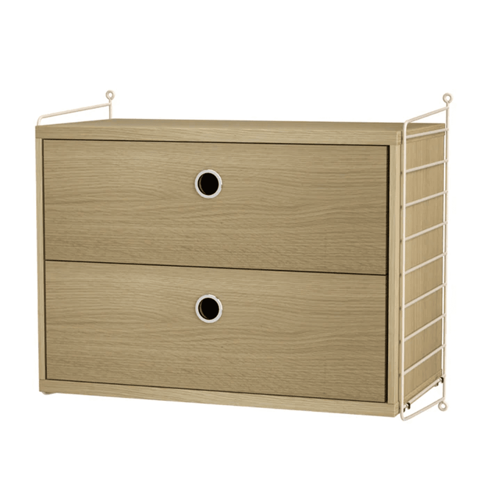 String Bedroom A Drawer String Furniture Oak / Beige 
