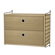 String Bedroom A Drawer String Furniture Oak / Black 