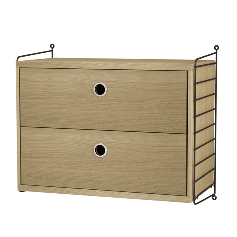 String Bedroom A Drawer String Furniture Oak / Black 