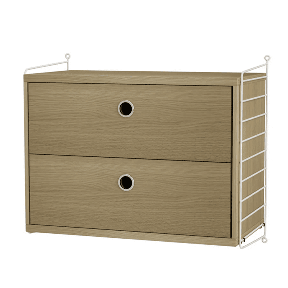 String Bedroom A Drawer String Furniture Oak / White 