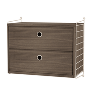 String Bedroom A Drawer String Furniture Walnut / Beige 