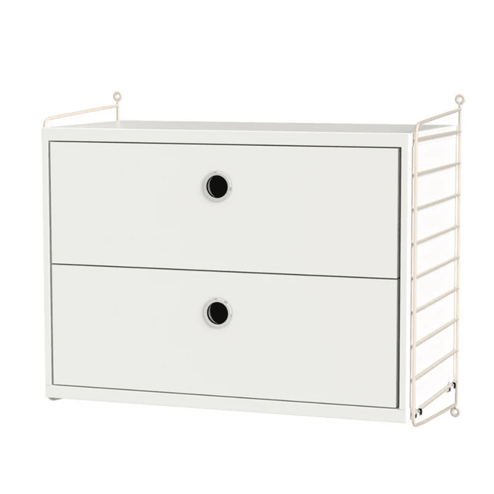 String Bedroom A Drawer String Furniture White / Beige 