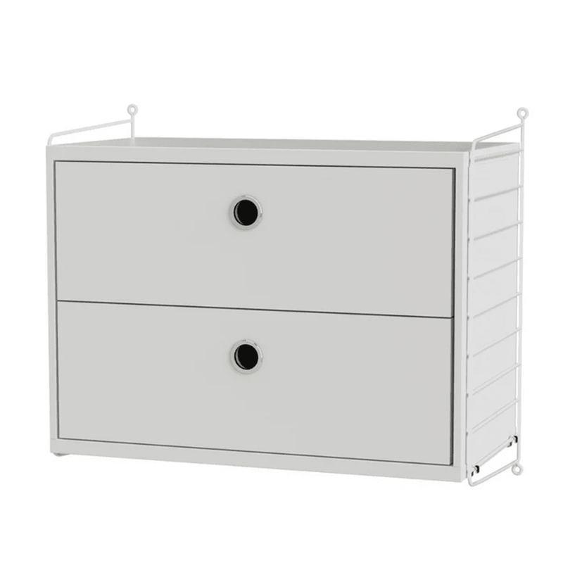 String Bedroom A Drawer String Furniture White / White 